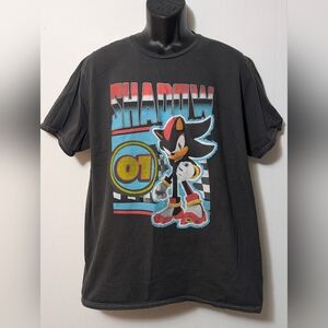 Men's Sonic the Hedgehog T-Shirt Shadow The Hedgehog 01 Size Large